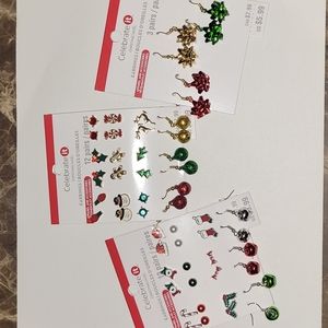 27 Pairs of Christmas Earrings